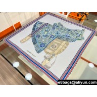 Hermes scarf 90x90cm in silk twill Top Quality 52 2024