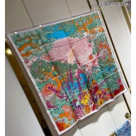 Hermes scarf 90x90cm in silk twill Top Quality 56 2024