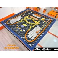 Hermes scarf 90x90cm in silk twill Top Quality 73 2024