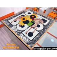 Hermes scarf 90x90cm in silk twill Top Quality 88 2024