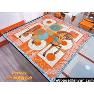 Hermes scarf 90x90cm in silk twill Top Quality 89 2024