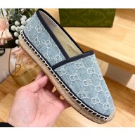 Gucci Women/Men espadrille in GG Denim Light Blue 2024