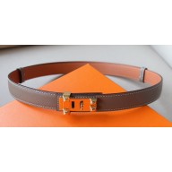 Hermes Width 2.4cm Collier de Chien 24 belt Gray