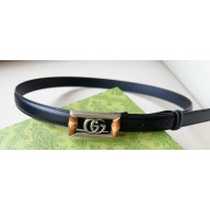 Gucci Width 2cm Belt with Double G buckle and bamboo ‎768464 04 2024