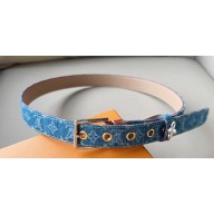 Louis Vuitton Denim Reversible Belt 02