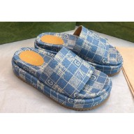 Gucci GG platform slide sandals 16 2024 