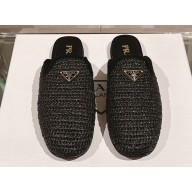 Prada Crochet mules 1S435N Black 2024