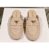 Prada Crochet mules Beige 2024