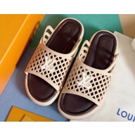 Louis Vuitton x Tyler Women/Men LV Waffle Mules Beige 2024