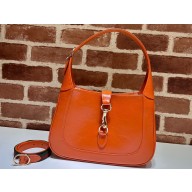 Gucci Jackie small shoulder bag 782849 in Patent leather Orange 2024