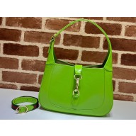 Gucci Jackie small shoulder bag 782849 in Patent leather Green 2024
