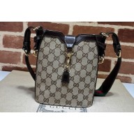 Gucci Original GG mini bucket shoulder bag 782919 Beige/Coffee 2024