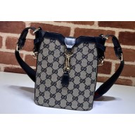 Gucci Original GG mini bucket shoulder bag 782919 Beige/Blue 2024