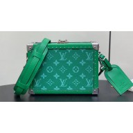 Louis Vuitton Monogram Canvas Clutch Box Bag M11058 Green 2024