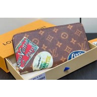 Louis Vuitton Monogram Canvas Zippy Wallet Flight Mode 2024
