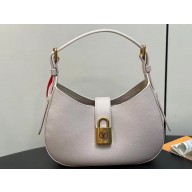 Louis Vuitton Grained calfskin Low Key Shoulder Bag M24990 Limestone Gray 2024