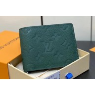 Louis Vuitton Taurillon Monogram leather Multiple Wallet M83055 Forest Green 2024