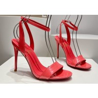 Christian Louboutin Heel 10cm Leather Loubigirl Sandals Patent Cherry Red 2024
