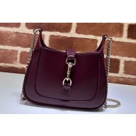 Gucci Jackie Notte mini Bag 782889 in leather Burgundy 2024