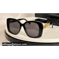 Chanel Acetate & Strass Square Sunglasses A71353 5422B 03 2024