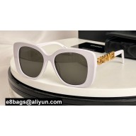 Chanel Acetate & Strass Square Sunglasses A71353 5422B 04 2024