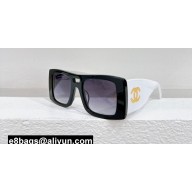 Chanel Acetate Square Sunglasses A71628 CH9141 01 2024
