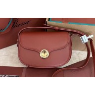 Loro Piana Mini Ghiera bag in Smooth Calfskin Deep Kummel 2024