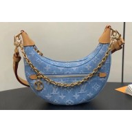 Louis Vuitton Monogram Denim Loop Bag M24846 Sky Blue 2024
