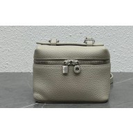 Loro Piana Extra Pocket Lipstick Bag in Grained Calfskin 05