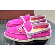 Loro Piana Summer Charms Walk Women/Men Suede Loafers 01 2024