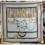 Fendi silk foulard scarf 90x90cm 07 2024