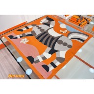 Hermes scarf 90x90cm in silk twill Top Quality 156 2024