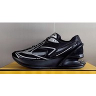 Fendi First 1 fabric trainers Sneakers Top Quality Black 2024
