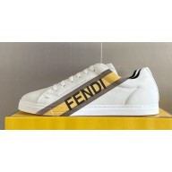 Fendi Men's leather low-tops Sneakers Top Quality 08 2024