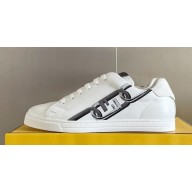 Fendi Men's leather low-tops Sneakers Top Quality 11 2024