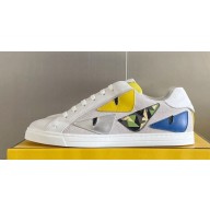 Fendi Men's leather low-tops Sneakers Top Quality 13 2024