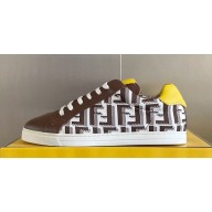 Fendi Men's leather low-tops Sneakers Top Quality 16 2024