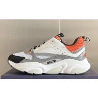 Dior Technical Mesh and Smooth Calfskin B22 Men's Sneakers Top Quality 31 2024