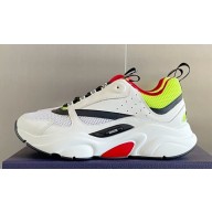 Dior Technical Mesh and Smooth Calfskin B22 Men's Sneakers Top Quality 37 2024