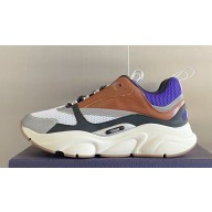 Dior Technical Mesh and Smooth Calfskin B22 Men's Sneakers Top Quality 54 2024
