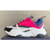 Dior Technical Mesh and Smooth Calfskin B22 Men's Sneakers Top Quality 61 2024