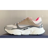 Dior Technical Mesh and Smooth Calfskin B22 Men's Sneakers Top Quality 64 2024