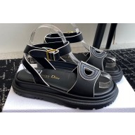 Dior D-Club Sandals in Calfskin 01 2024
