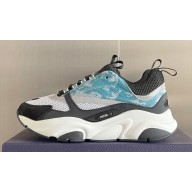 Dior Technical Mesh and Smooth Calfskin B22 Men's Sneakers Top Quality 08 2024