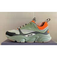 Dior Technical Mesh and Smooth Calfskin B22 Men's Sneakers Top Quality 12 2024