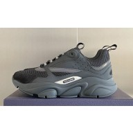 Dior Technical Mesh and Smooth Calfskin B22 Men's Sneakers Top Quality 13 2024