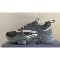 Dior Technical Mesh and Smooth Calfskin B22 Men's Sneakers Top Quality 14 2024