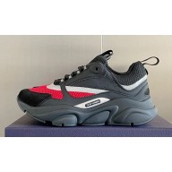 Dior Technical Mesh and Smooth Calfskin B22 Men's Sneakers Top Quality 17 2024