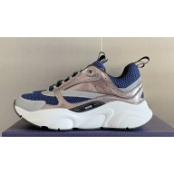 Dior Technical Mesh and Smooth Calfskin B22 Men's Sneakers Top Quality 23 2024