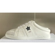 Dior Calfskin and Suede Star Slip-On Sneakers Top Quality 01 2024